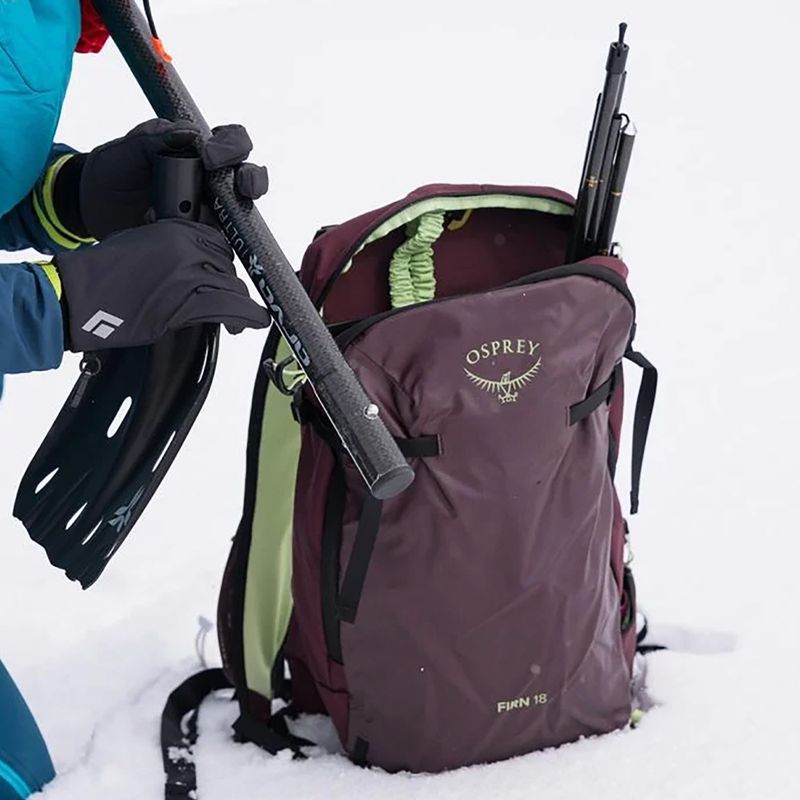 Osprey Firn 18 l Fallschirmspringer Rucksack Holunder lila/Pfefferminz grün 13