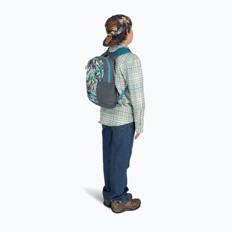 Urban Rucksack Kinder Osprey Daylite Jr Pack 10 l euphoria rainbow print tungsten 6