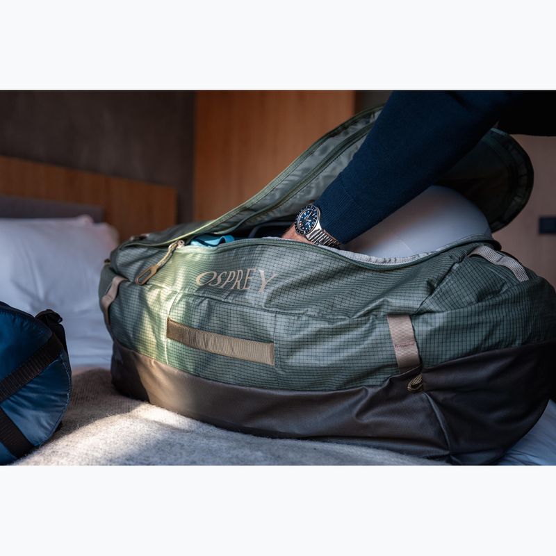 Reisetasche Osprey Transporter Duffel 95 l pine leaf/earl grey 11