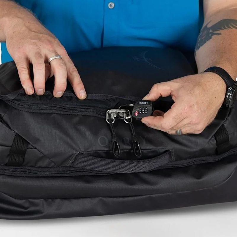 Osprey Transporter Duffel 44 l Rabe schwarz Reisetasche 9