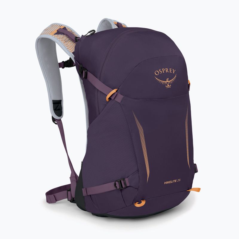 Wander Rucksack Osprey Hikelite 26 l purple ink/ purple dusk/ cheddar orange 2