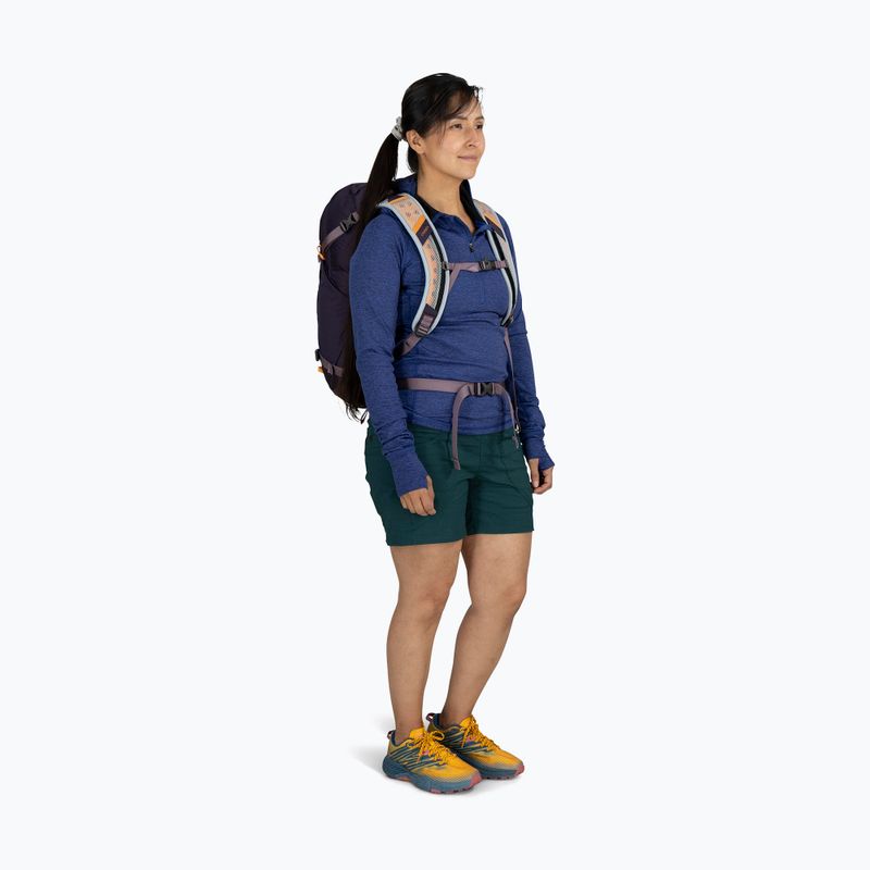 Wander Rucksack Osprey Hikelite 26 l purple ink/ purple dusk/ cheddar orange 9