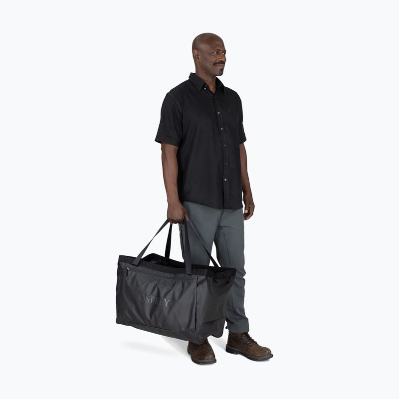 Reisetasche Osprey Transporter Gear Tote 60 l raven black/black 4