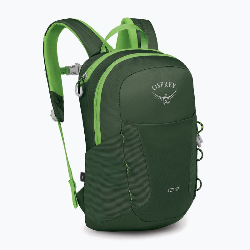 Osprey Jet 12 l grün Canopy / limeline grün Kinder Wanderrucksack 2