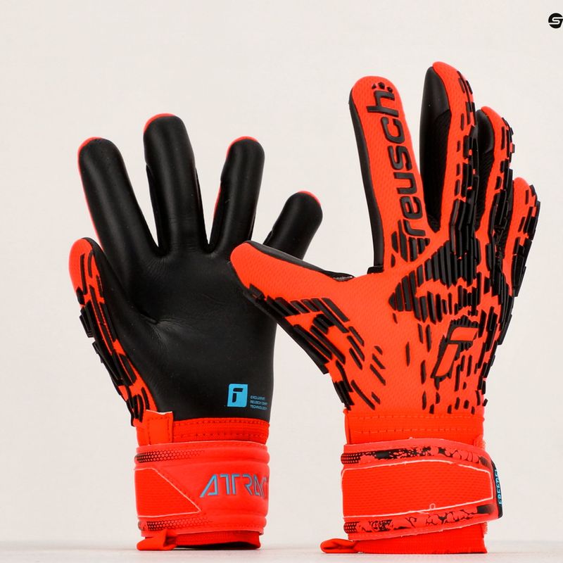Reusch Attrakt Freegel Silver Junior Kinder Torwarthandschuhe rot 5372235-3333 5