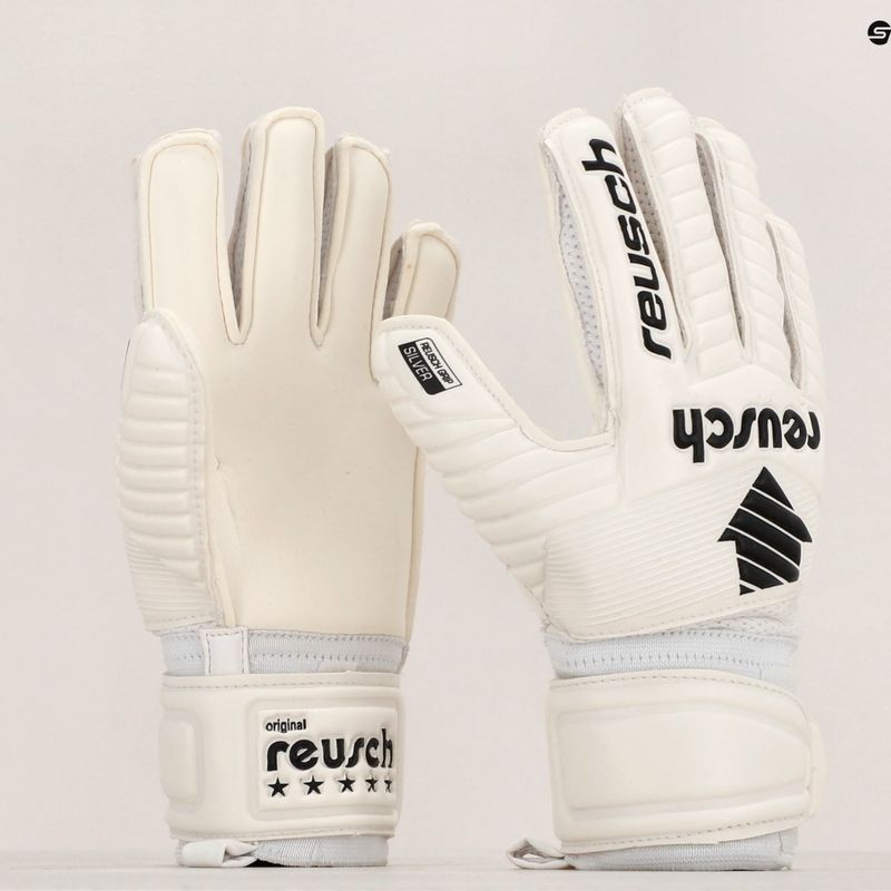 Reusch Legacy Arrow Silver Junior Torwarthandschuhe für Kinder weiß 5372204-1100 10