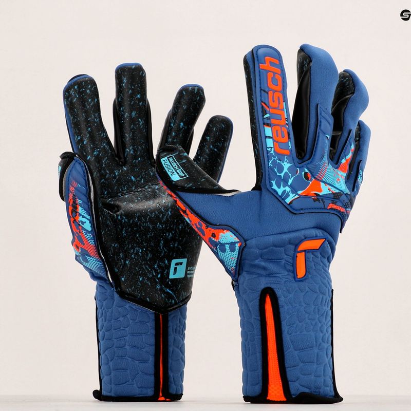 Reusch Attrakt Fusion Strapless AdaptiveFlex Torwarthandschuhe navy blau 5370979-4024 10