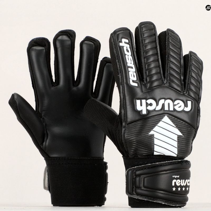 Reusch Legacy Arrow Solid Junior Kinder Torwarthandschuhe schwarz 5372504-7700 10