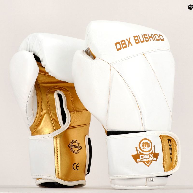 DBX BUSHIDO Hammer weiße Boxhandschuhe B-2V19 18