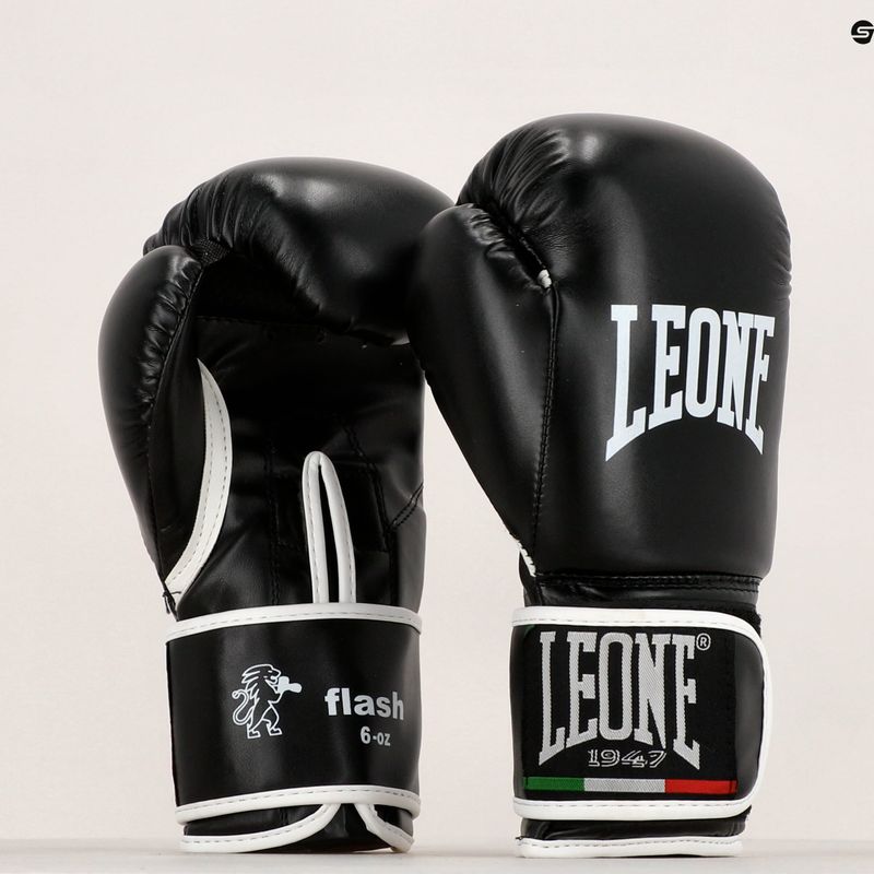 LEONE Kinder-Boxhandschuhe 1947 Flash schwarz