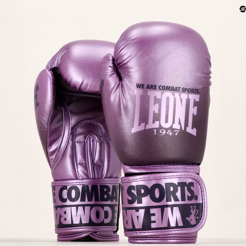 LEONE 1947 Schattierte lila Boxhandschuhe GN328 15