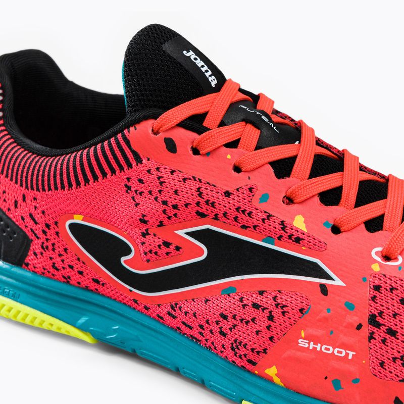 Joma Tactico IN Herren Fußballschuhe koralle/türkis 10