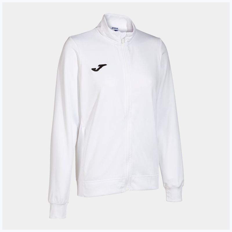 Women's Joma Winner II Full Zip Laufsweatshirt weiß 10