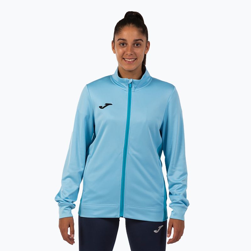 Women's Joma Winner II Full Zip himmelblau laufen Sweatshirt