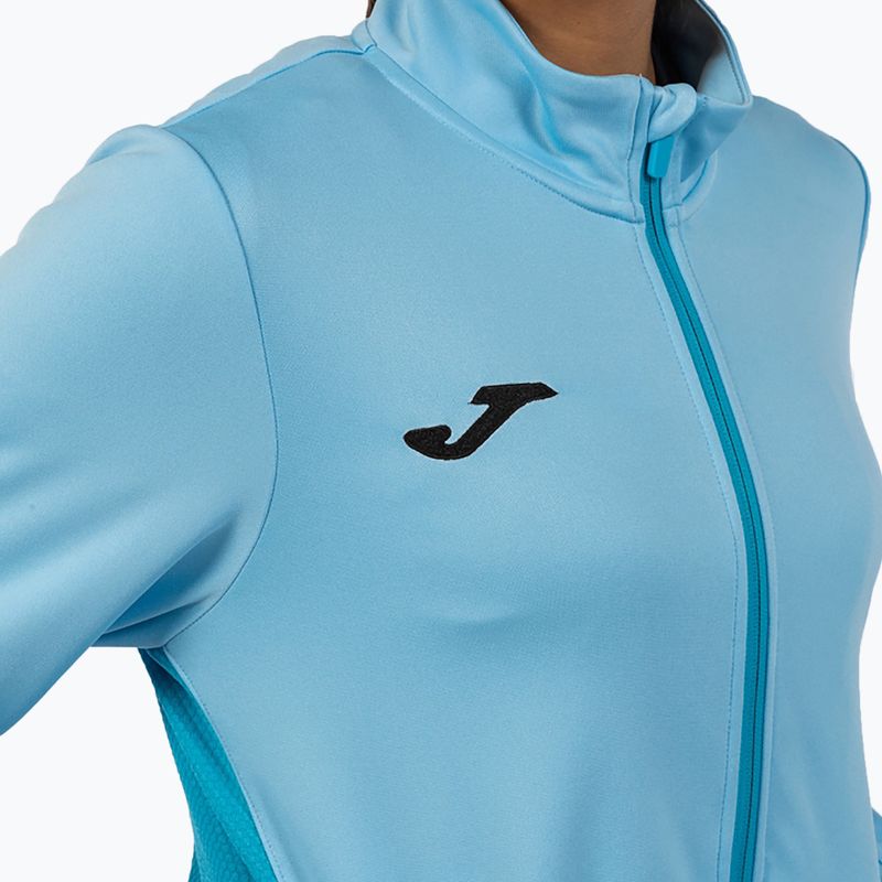 Women's Joma Winner II Full Zip himmelblau laufen Sweatshirt 4