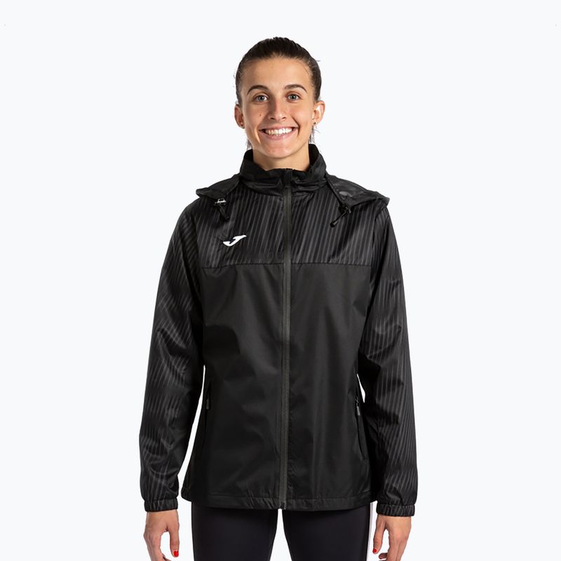 Tennisjacke Joma Montreal Raincoat schwarz 9178.1 5