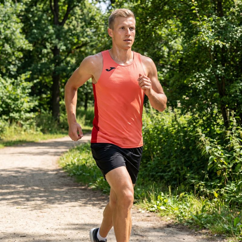 Herren Joma R-Winner fluor orange Laufshirt 8