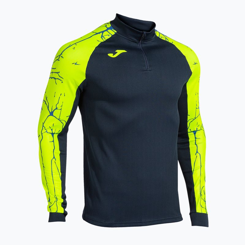 Herren Joma Elite IX Fluor gelbes Laufsweatshirt 6