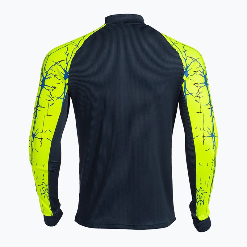 Herren Joma Elite IX Fluor gelbes Laufsweatshirt 7
