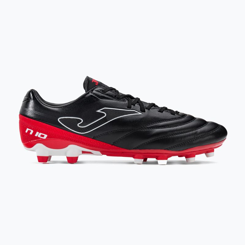 Herren Joma Numero-10 FG Fußballschuhe schwarz/rot 2