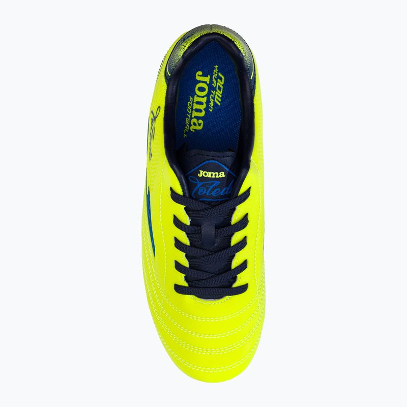 Kinder Fußballschuhe Joma Toledo HG Zitrone Fluor 6
