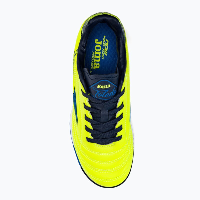 Joma Toledo IN Kinder Fußballschuhe Zitrone Fluor 6
