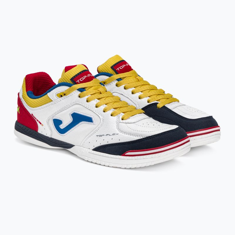 Herren Fußballschuhe Joma Top Flex IN weiß/rot 4