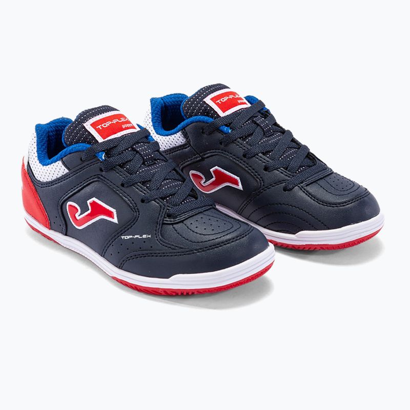 Kinder Fußballschuhe Joma Top Flex IN navy/rot 10