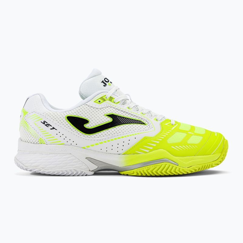 Joma T.Set Herren Tennisschuhe weiß und gelb TSETW2209P 2