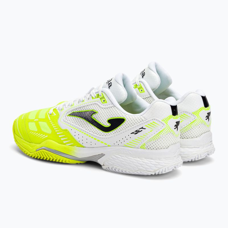 Joma T.Set Herren Tennisschuhe weiß und gelb TSETW2209P 3