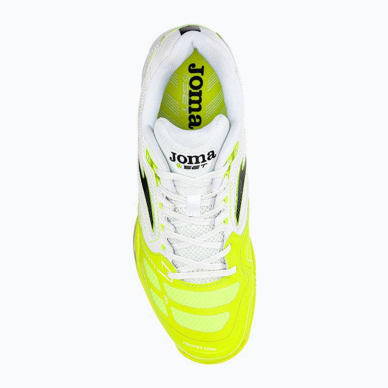 Joma T.Set Herren Tennisschuhe weiß und gelb TSETW2209P 6