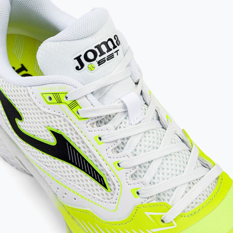 Joma T.Set Herren Tennisschuhe weiß und gelb TSETW2209P 8