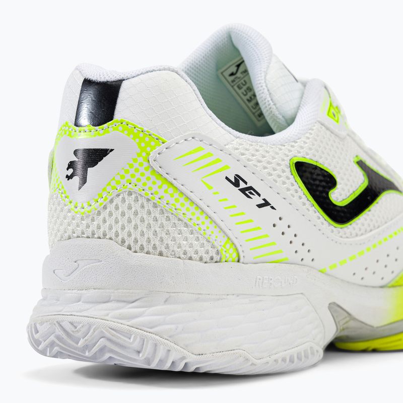 Joma T.Set Herren Tennisschuhe weiß und gelb TSETW2209P 9