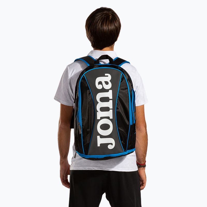 Tennis Rucksack Joma Open schwarz-blau 4925.116 10