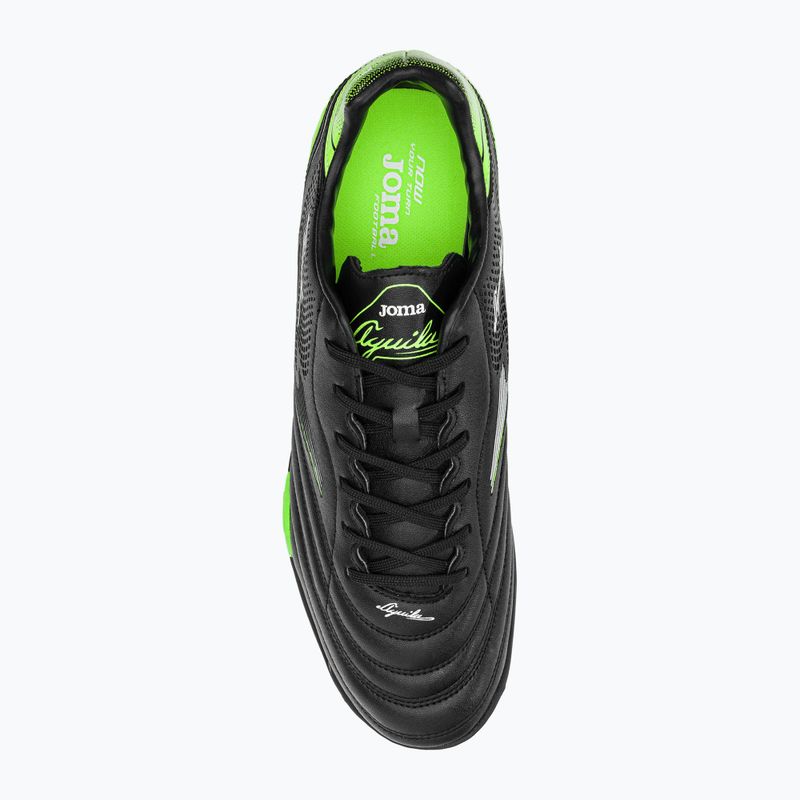 Herren Joma Aguila TF Fußballschuhe schwarz/grün fluor 6