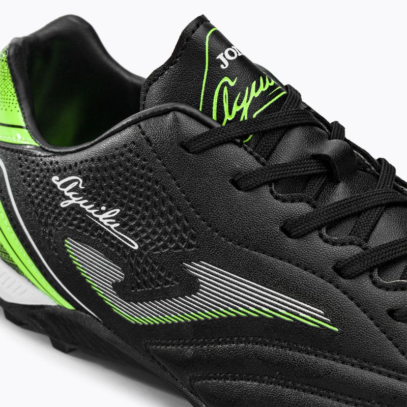 Herren Joma Aguila TF Fußballschuhe schwarz/grün fluor 9