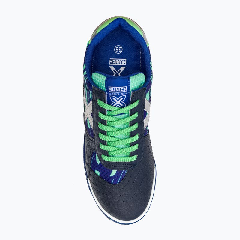 MUNICH G-3 Kid Hallenfußballschuhe blau 6