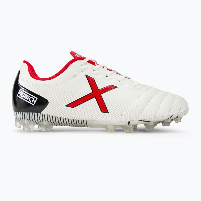 Kinder Fußballschuhe MUNICH Arenga Kid FG blanco/rojo 2