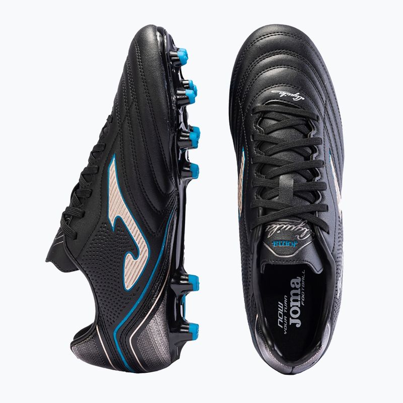 Herren Joma Aguila FG Fußballschuhe schwarz/gold