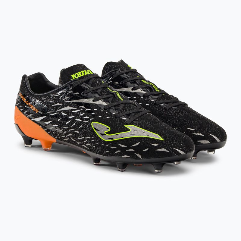 Herren Fußballschuhe Joma Evolution Cup FG schwarz/orange 4