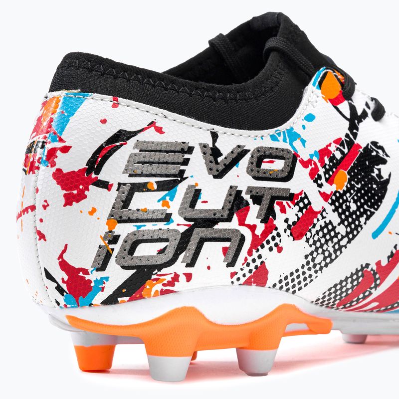 Joma Evolution FG Herren Fußballschuhe weiß/schwarz/orange 8
