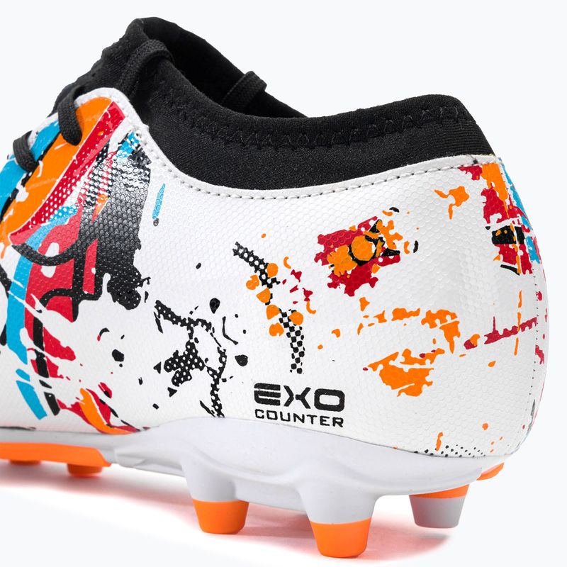 Joma Evolution FG Herren Fußballschuhe weiß/schwarz/orange 10