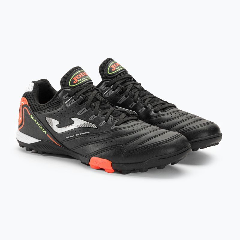 Herren Fußballschuhe Joma Maxima TF schwarz/orange 5