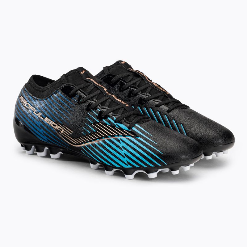 Joma Propulsion Cup AG Herren Fußballschuhe schwarz/blau 4