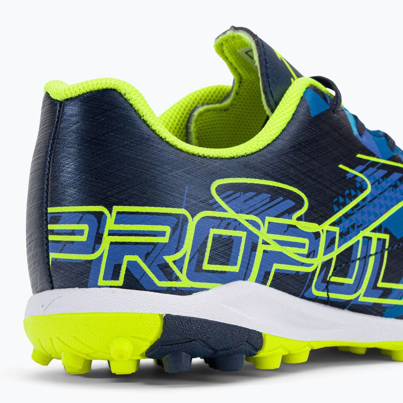 Joma Propulsion TF Kinder Fußballschuhe navy/gelb 8