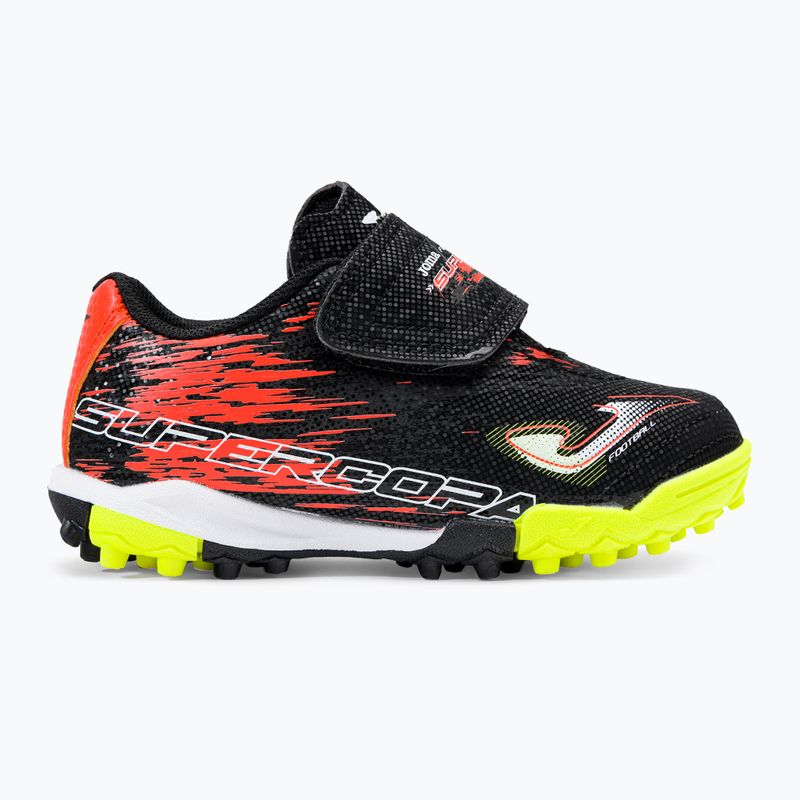 Joma Super Copa TF Fußballschuhe für Kinder schwarz/orange 2