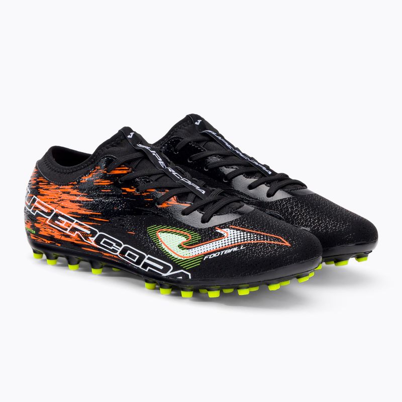 Joma Super Copa AG Herren Fußballschuhe schwarz/koralle 4