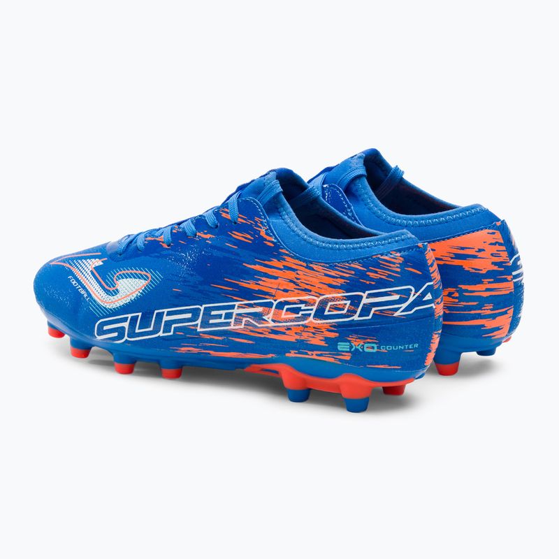 Joma Super Copa FG Herren Fußballschuhe royal/koralle 3
