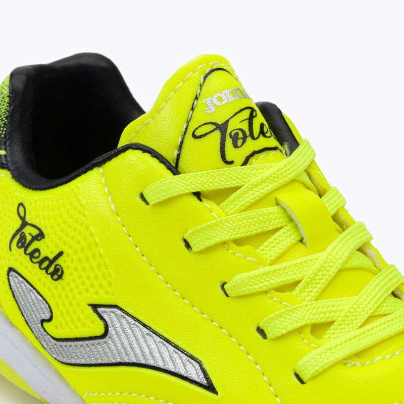 Joma Toledo TF Kinder Fußballschuhe Zitrone fluor/schwarz 9