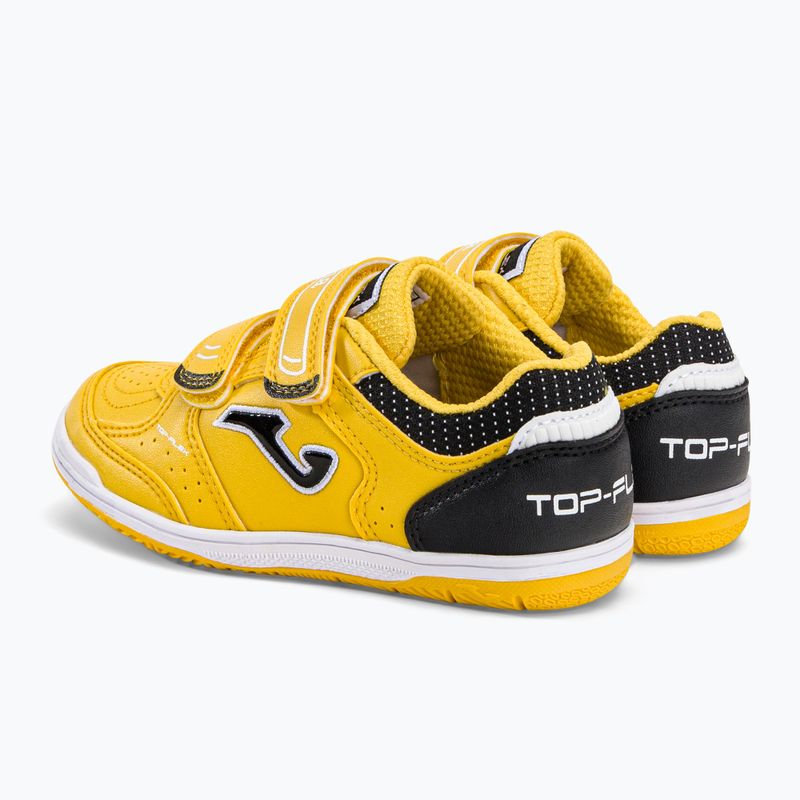 Kinder Fußballschuhe Joma Top Flex IN orange/safran/schwarz 3